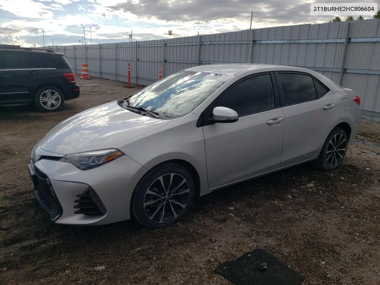 2017 Toyota Corolla L VIN: 2T1BURHE2HC806604 Lot: 72842724