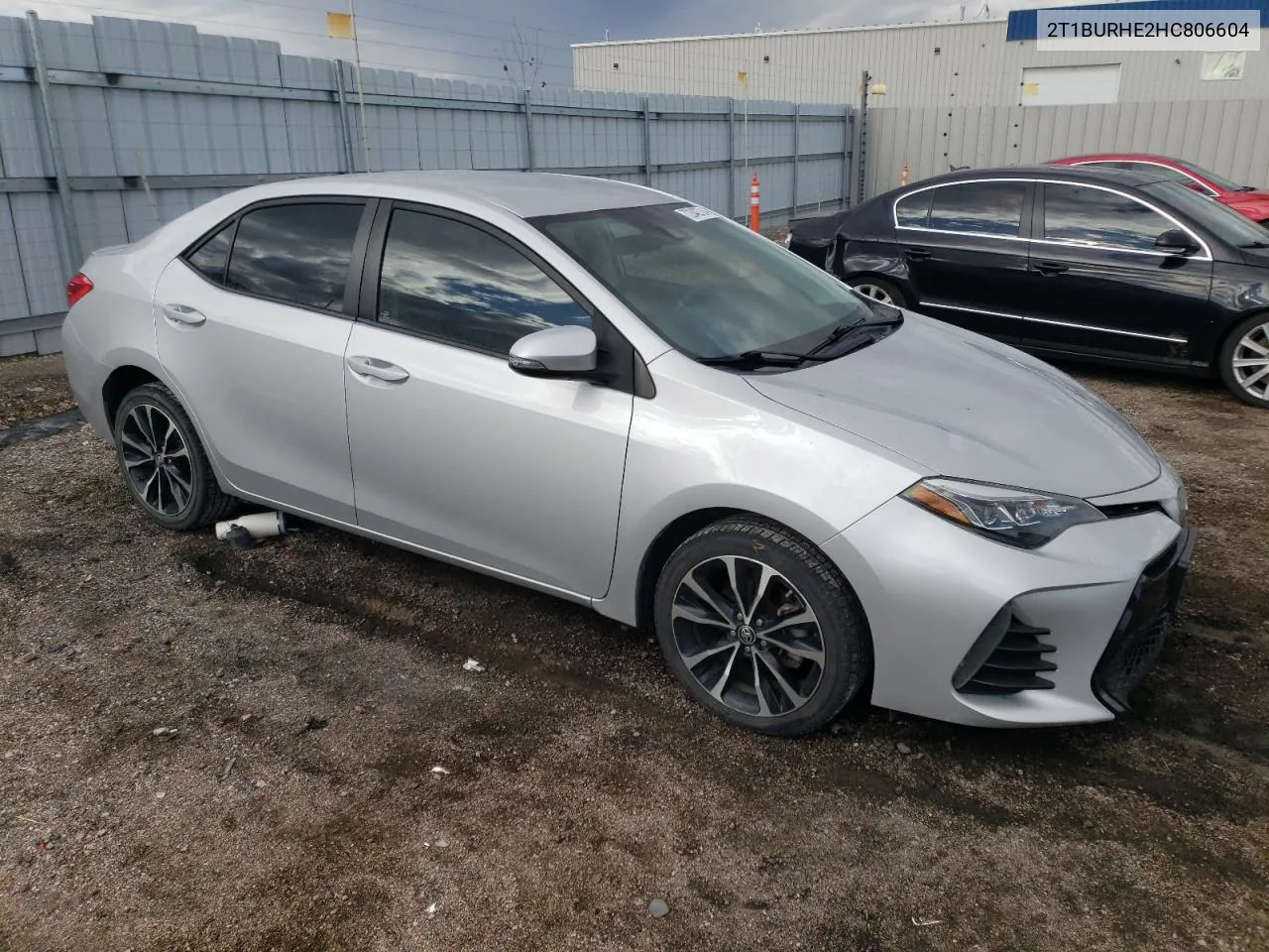 2017 Toyota Corolla L VIN: 2T1BURHE2HC806604 Lot: 72842724