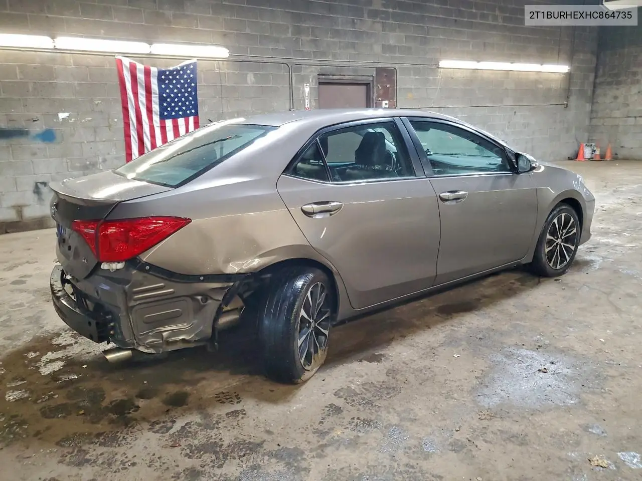 2T1BURHEXHC864735 2017 Toyota Corolla L