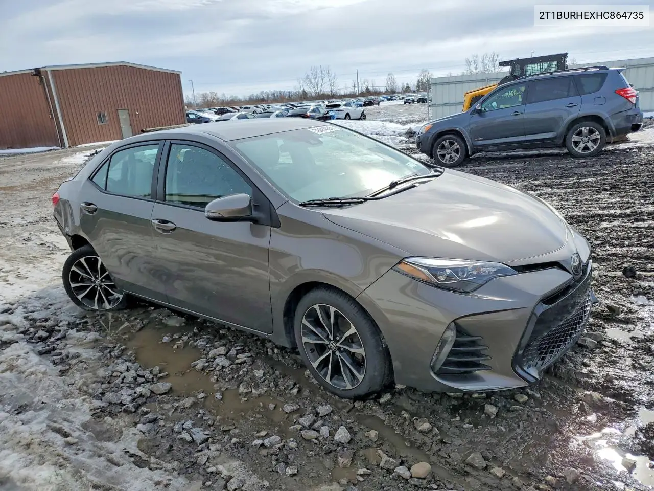 2T1BURHEXHC864735 2017 Toyota Corolla L