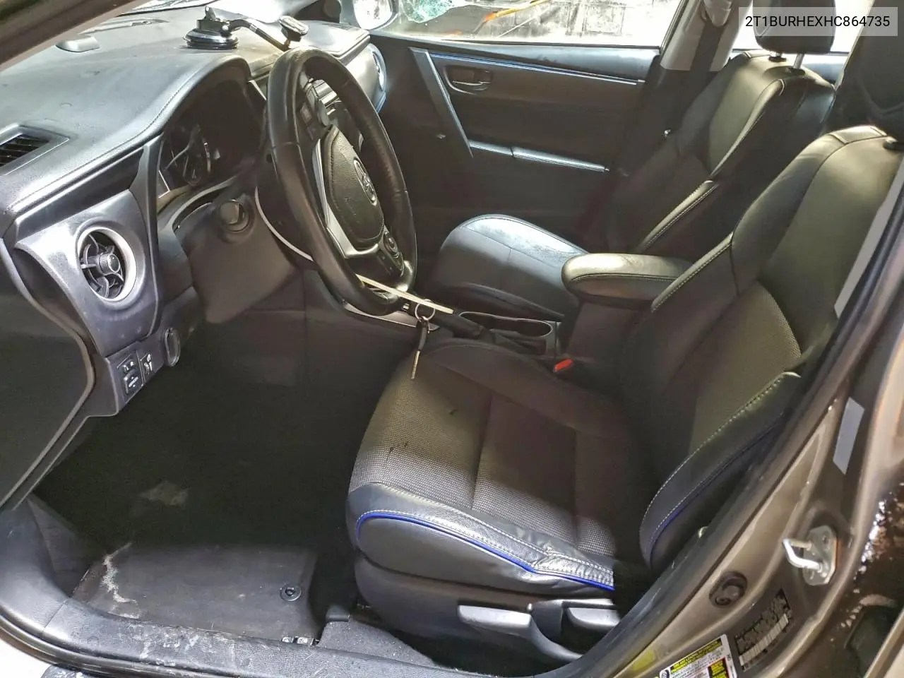 2T1BURHEXHC864735 2017 Toyota Corolla L