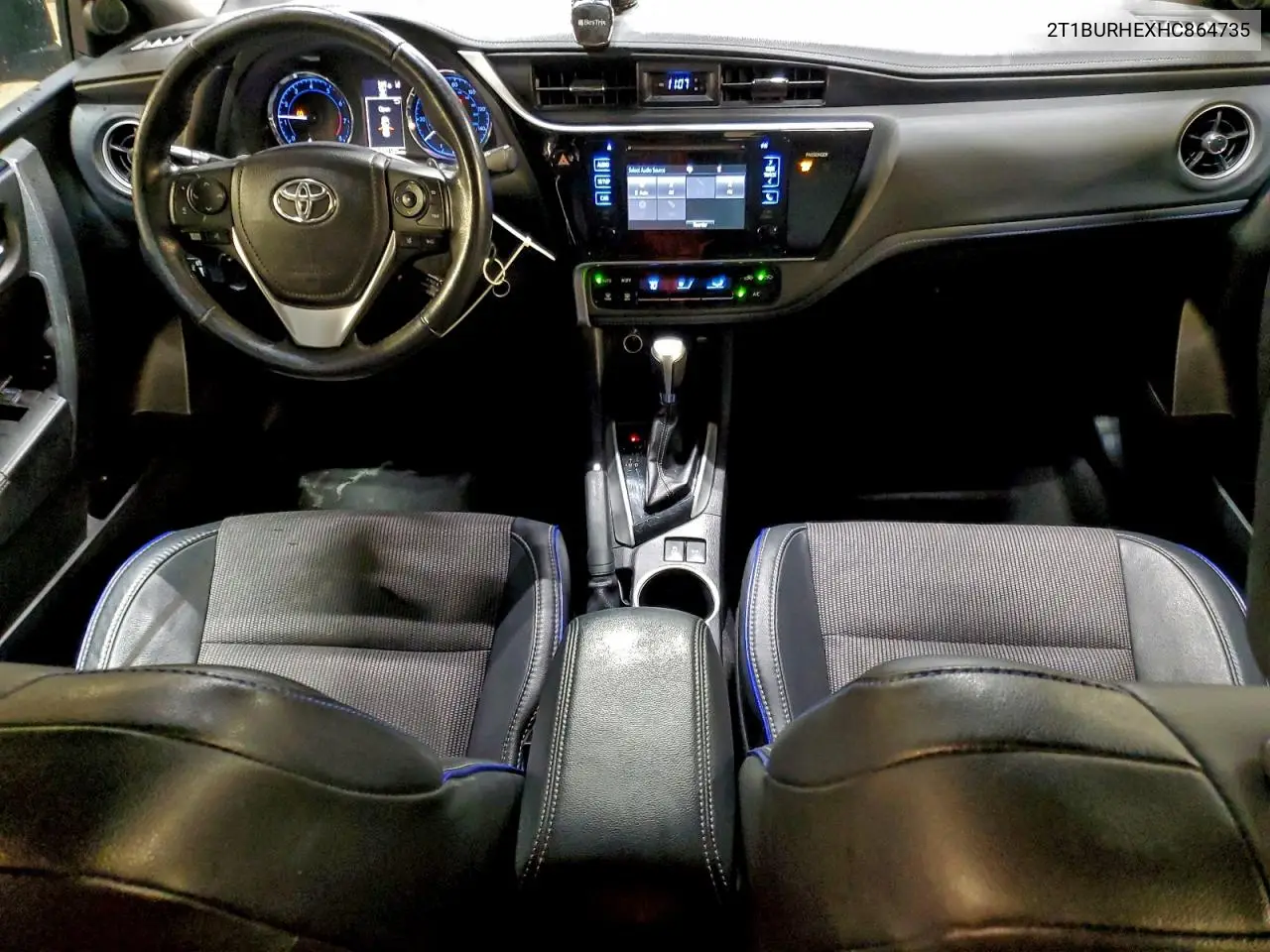 2T1BURHEXHC864735 2017 Toyota Corolla L