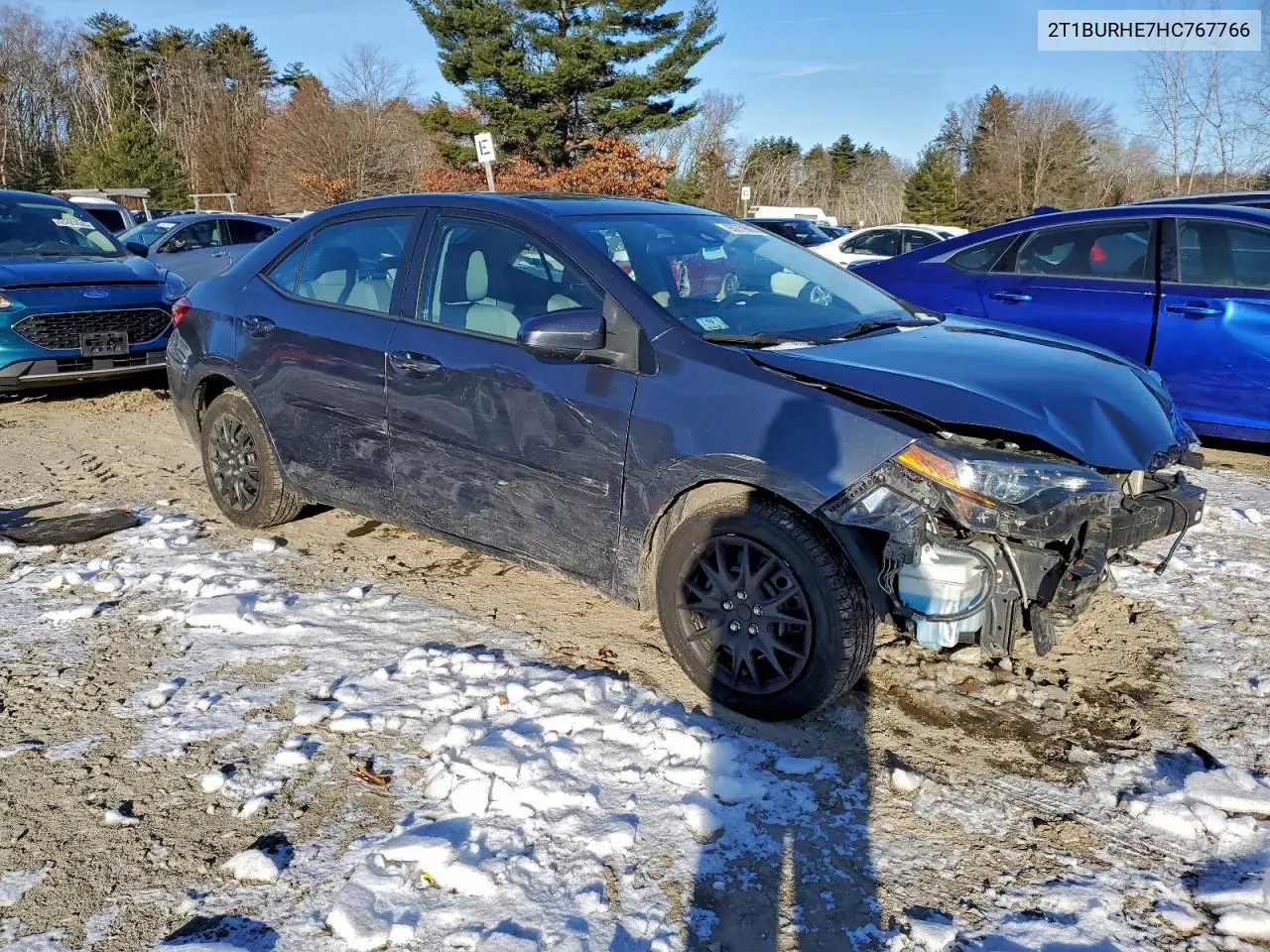 2T1BURHE7HC767766 2017 Toyt Corolla
