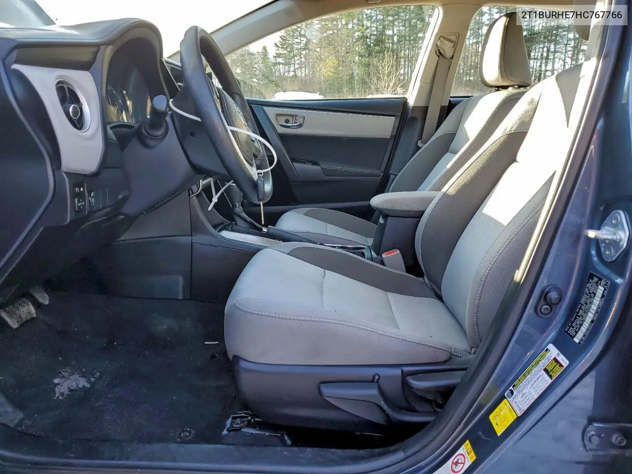 2T1BURHE7HC767766 2017 Toyt Corolla