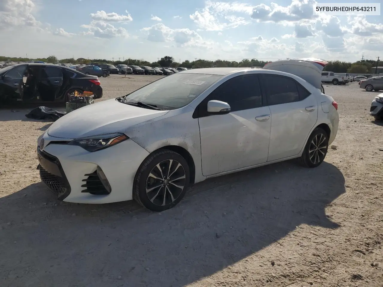 5YFBURHE0HP643211 2017 Toyota Corolla L