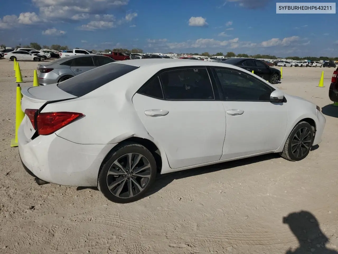 5YFBURHE0HP643211 2017 Toyota Corolla L