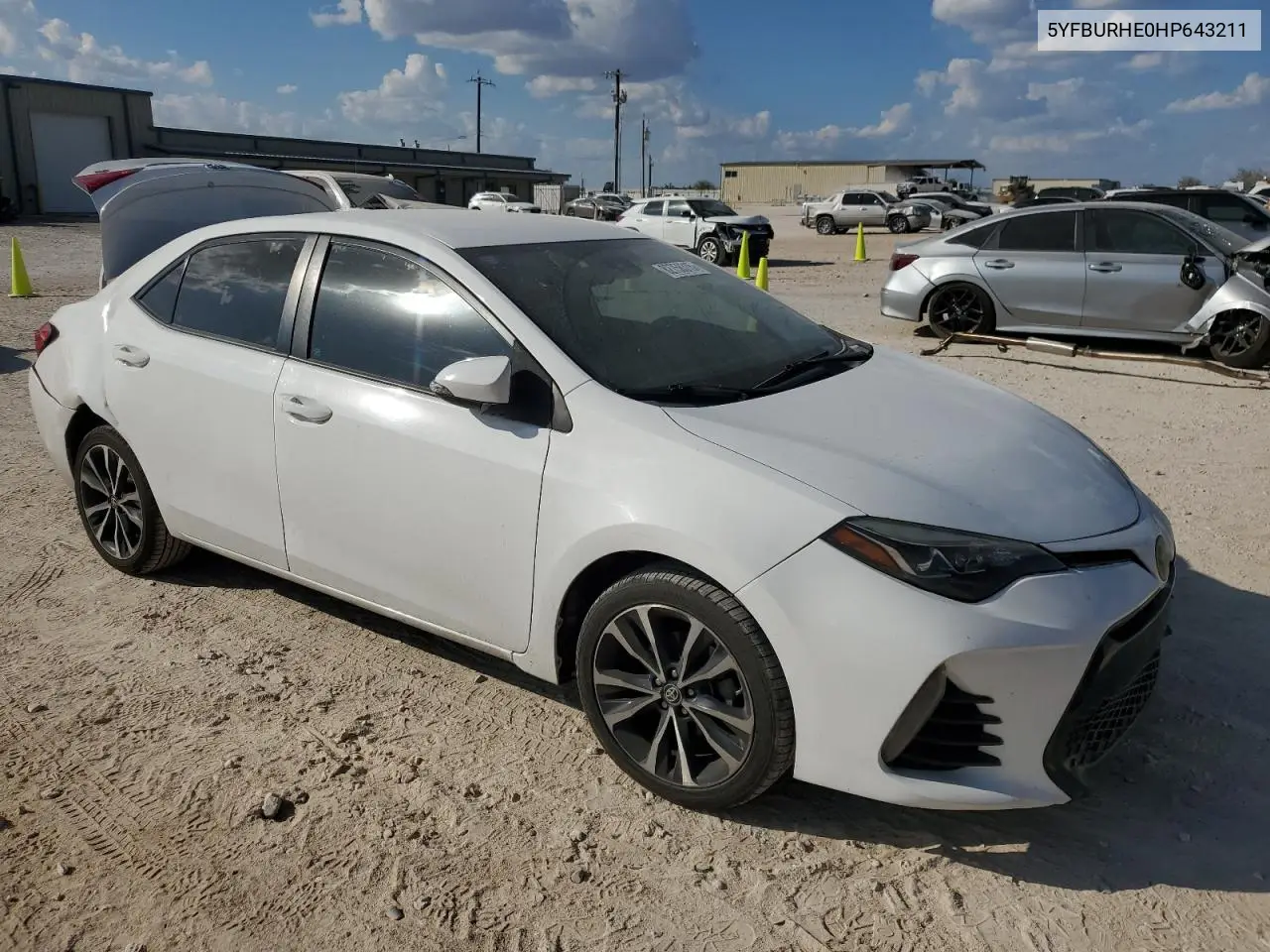 5YFBURHE0HP643211 2017 Toyota Corolla L