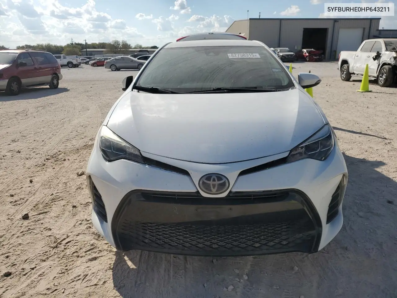 5YFBURHE0HP643211 2017 Toyota Corolla L