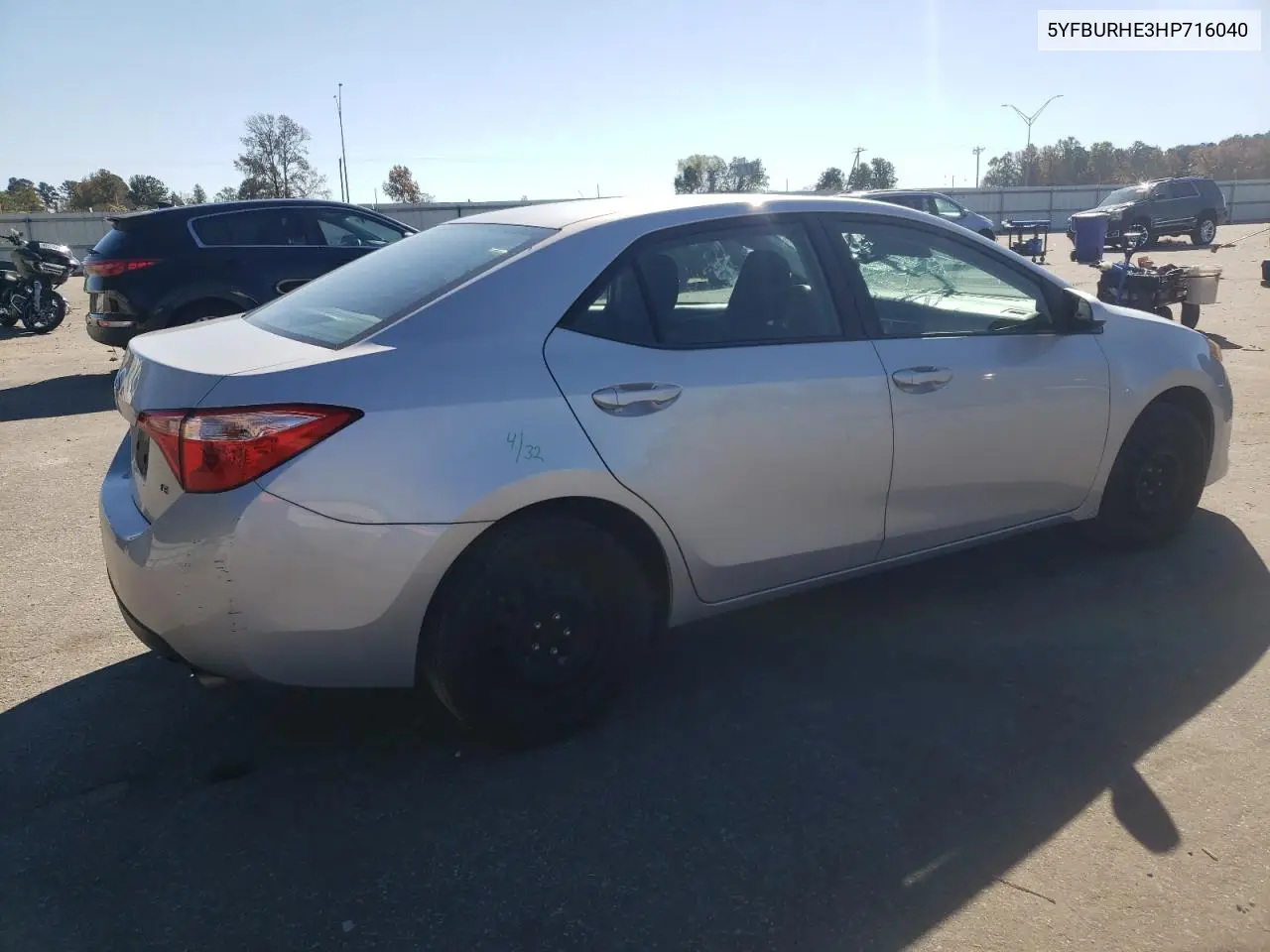 5YFBURHE3HP716040 2017 Toyota Corolla L
