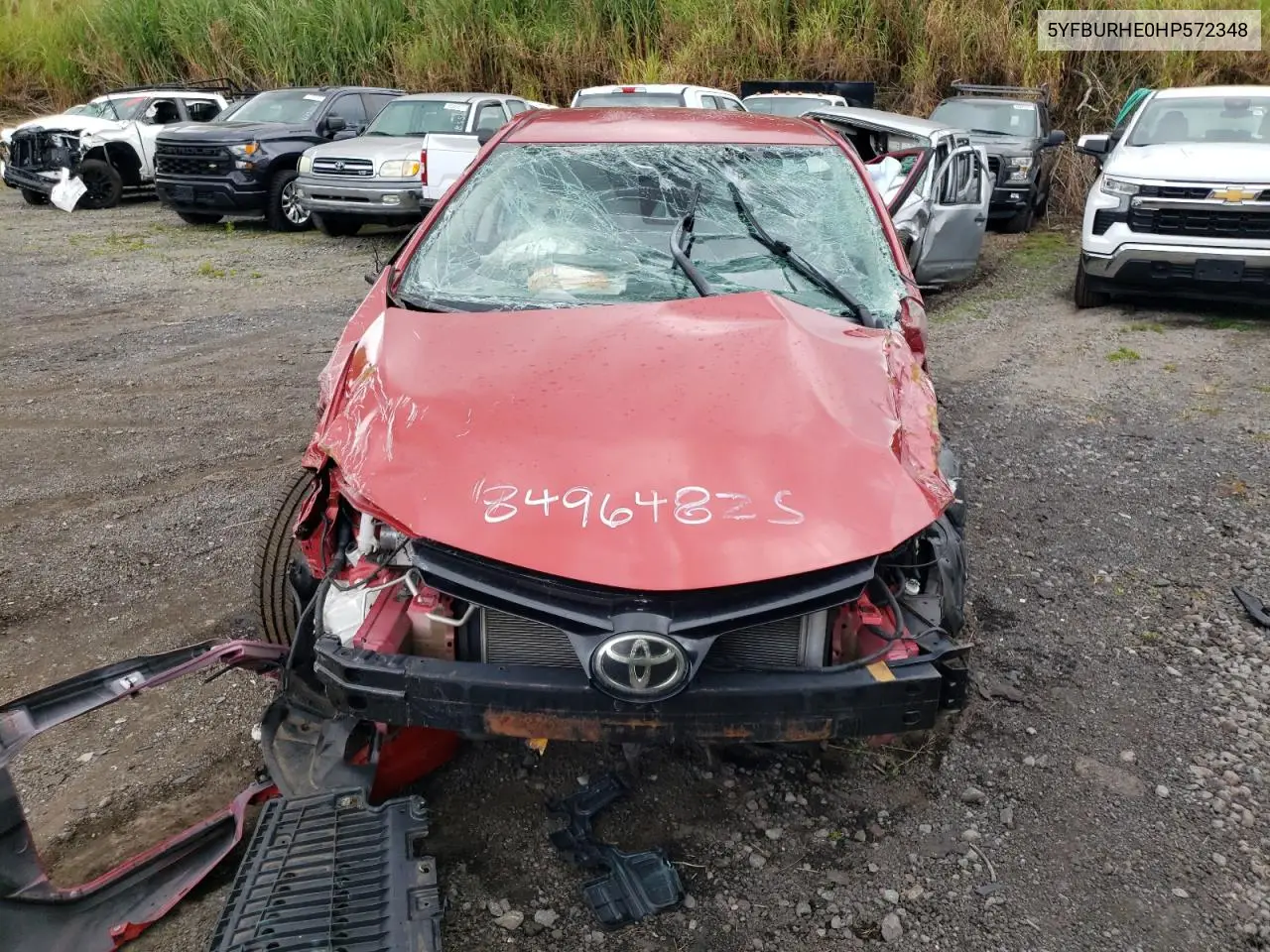 5YFBURHE0HP572348 2017 Toyota Corolla L