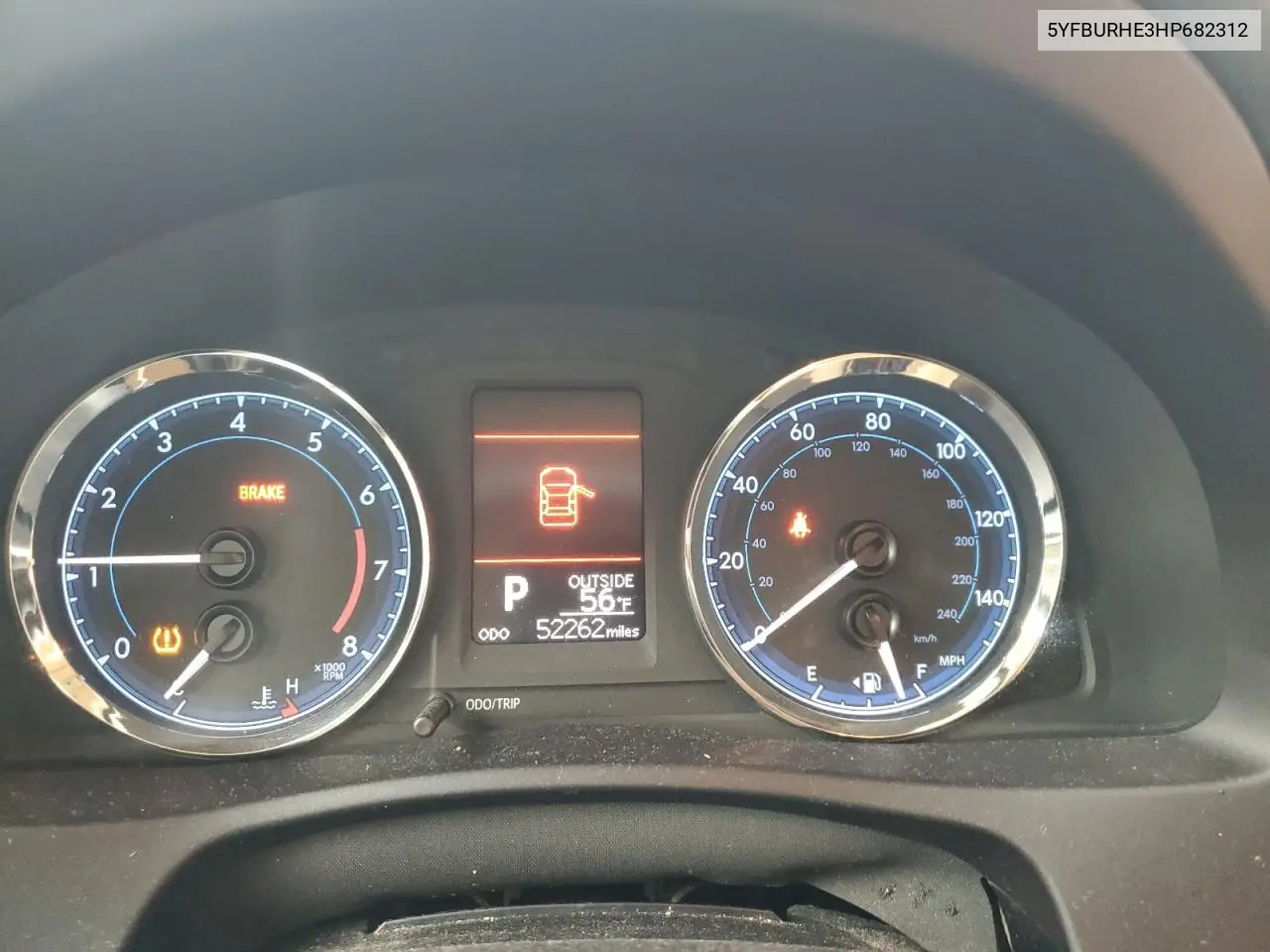 5YFBURHE3HP682312 2017 Toyota Corolla L