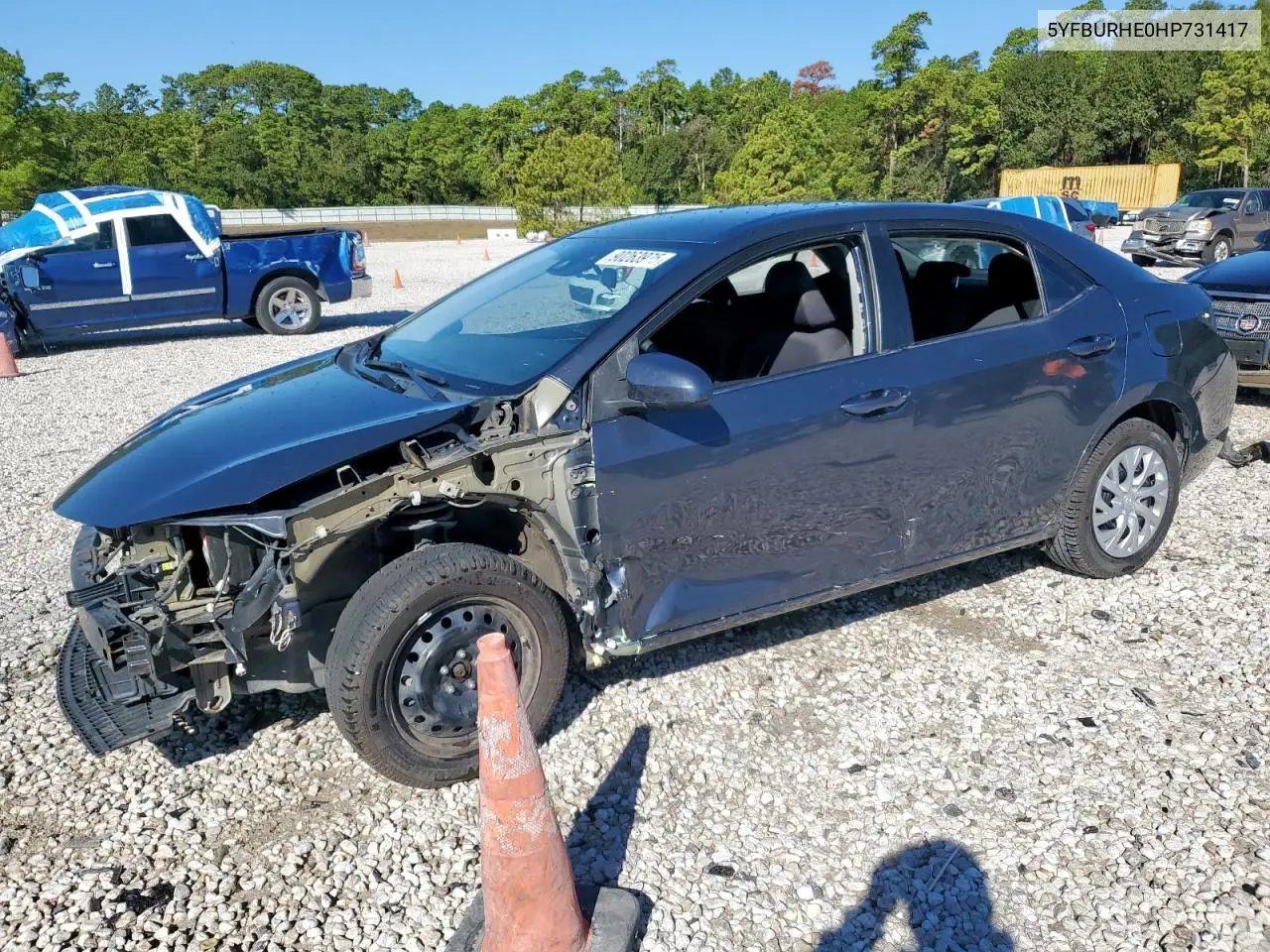 5YFBURHE0HP731417 2017 Toyota Corolla L