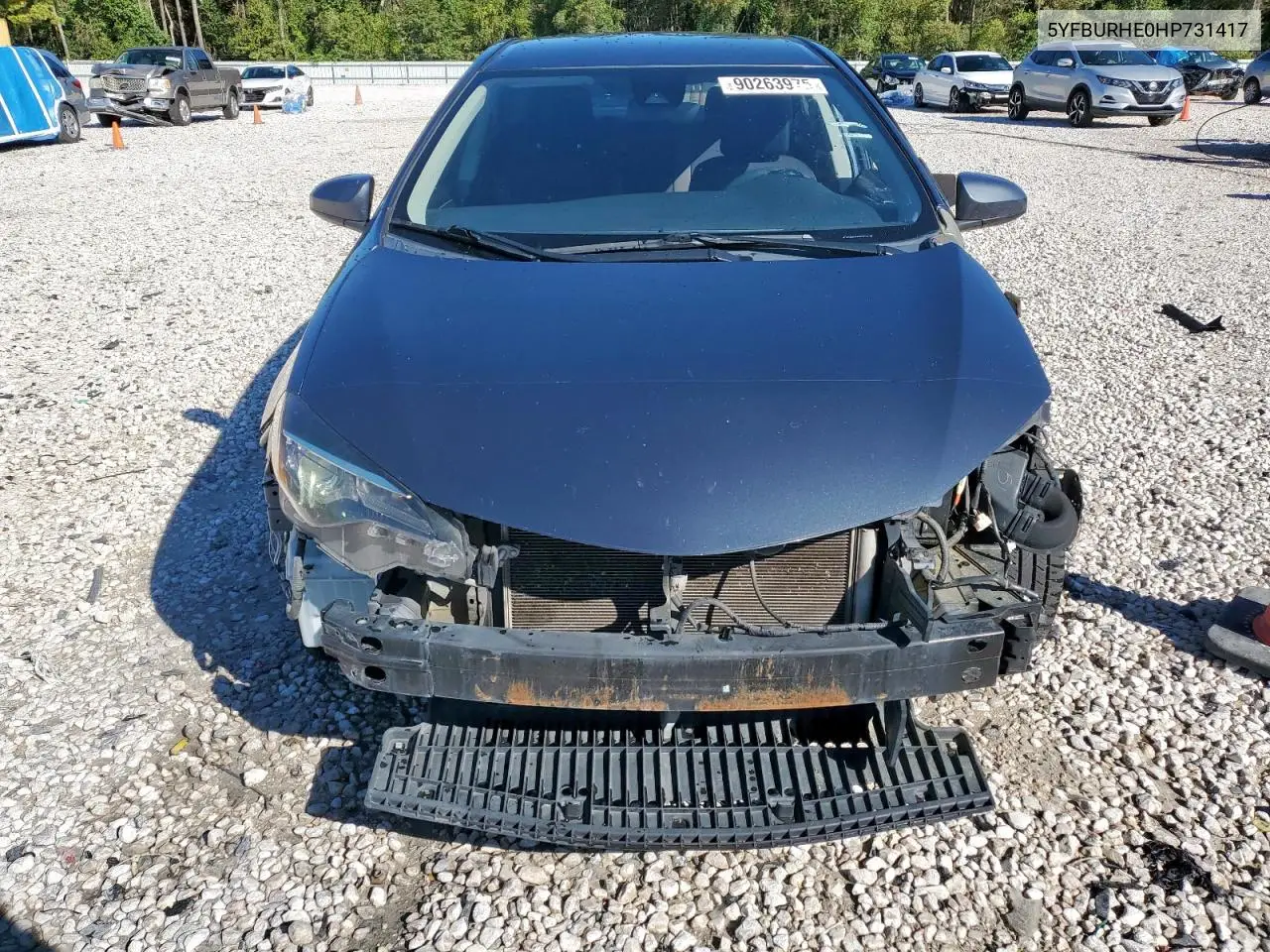 5YFBURHE0HP731417 2017 Toyota Corolla L