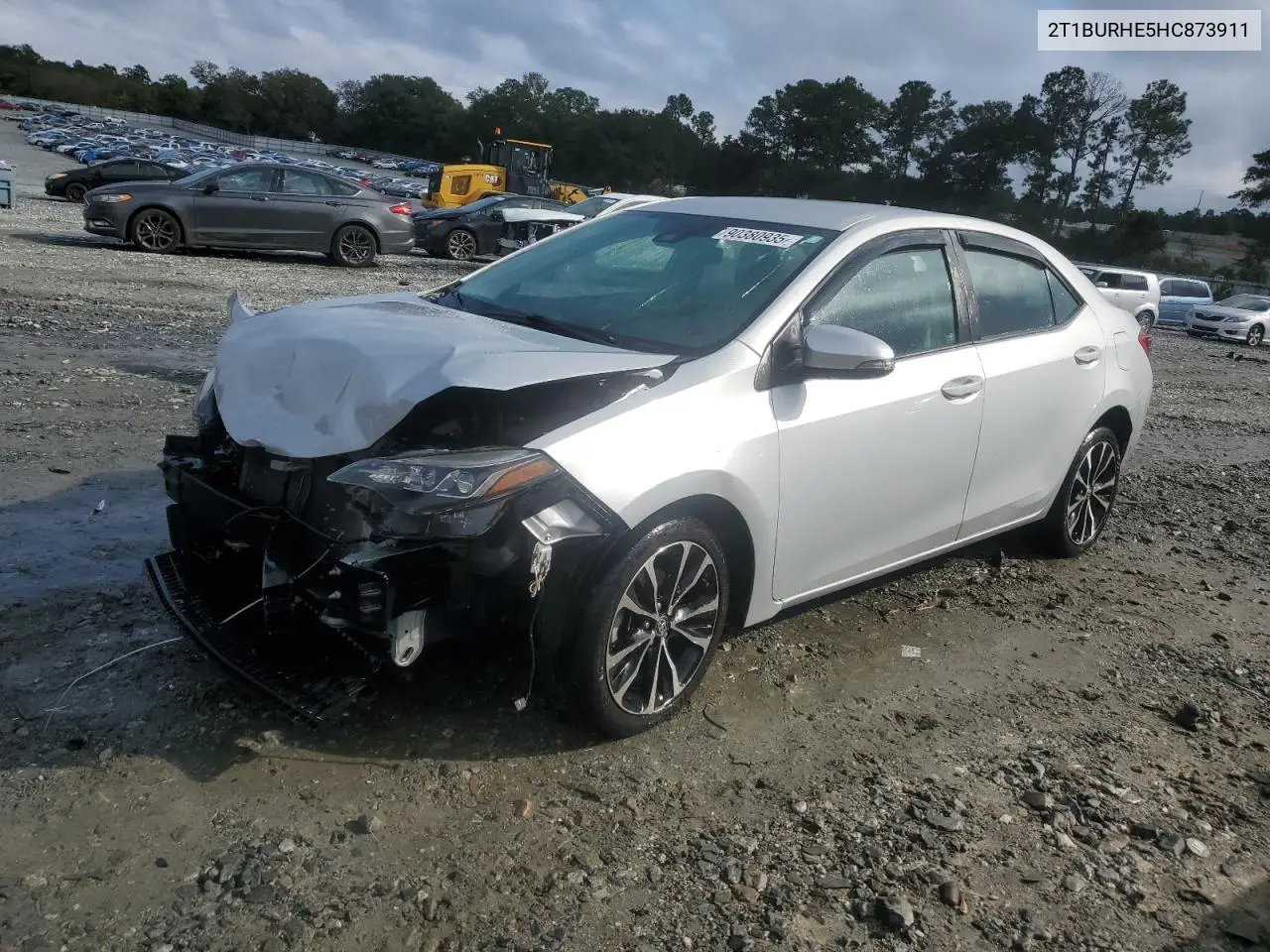 2T1BURHE5HC873911 2017 Toyota Corolla L
