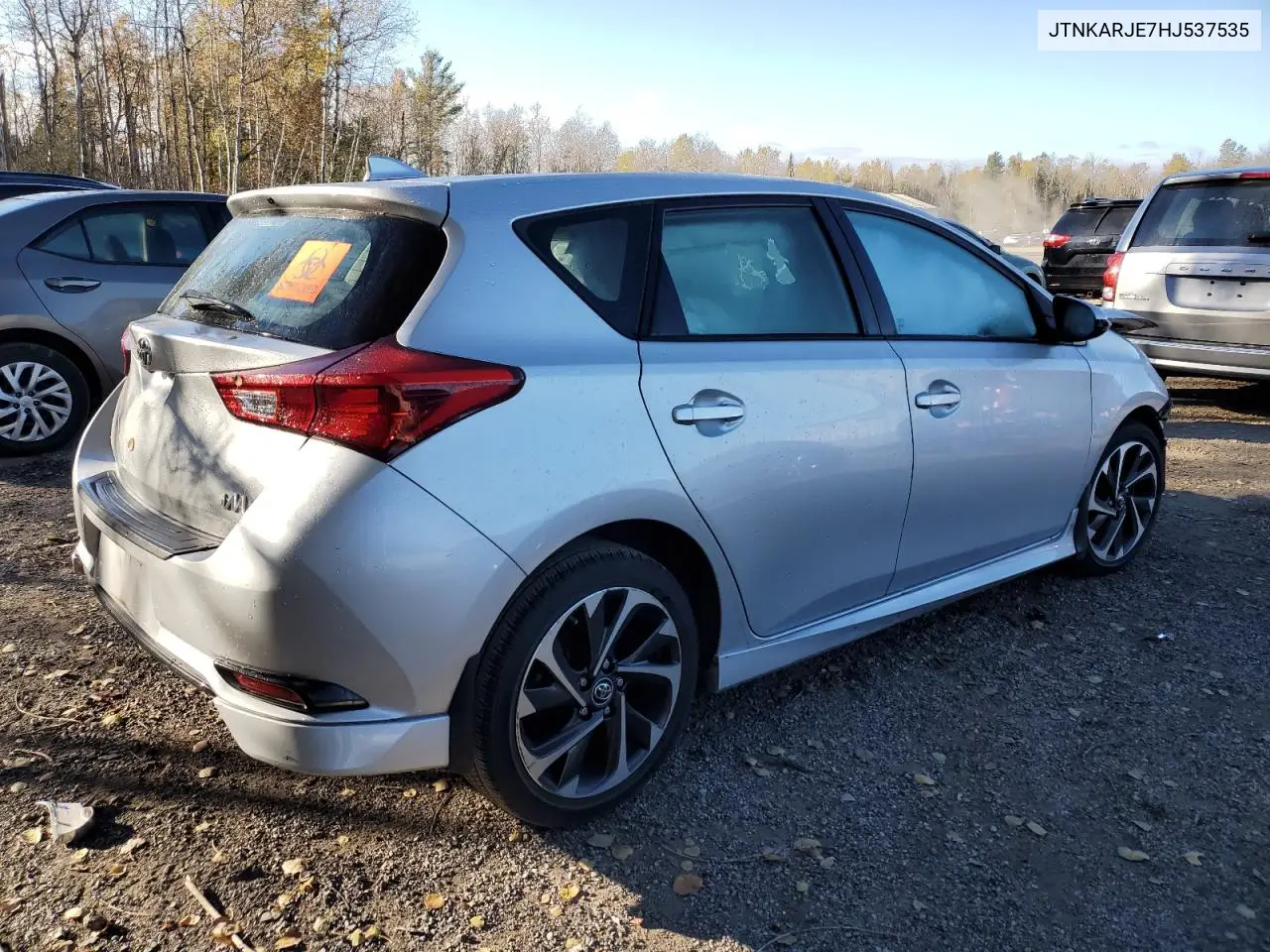 JTNKARJE7HJ537535 2017 Toyota Corolla Im