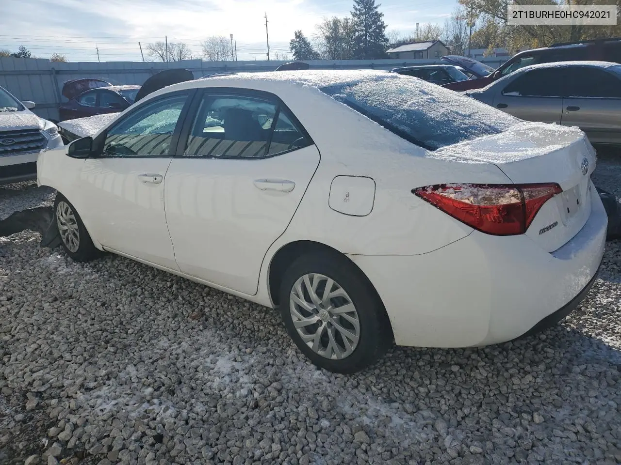 2T1BURHE0HC942021 2017 Toyota Corolla L