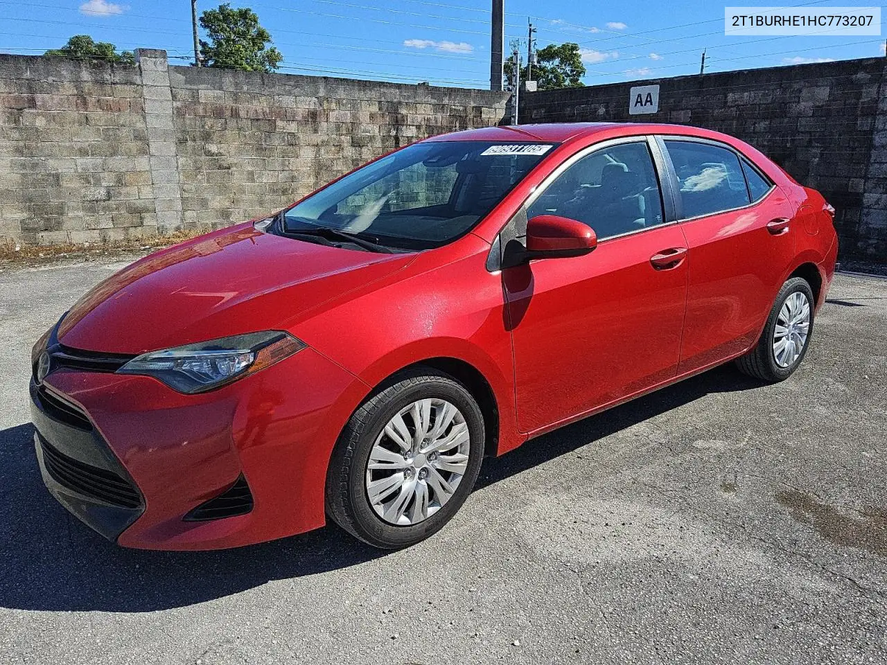 2T1BURHE1HC773207 2017 Toyota Corolla L