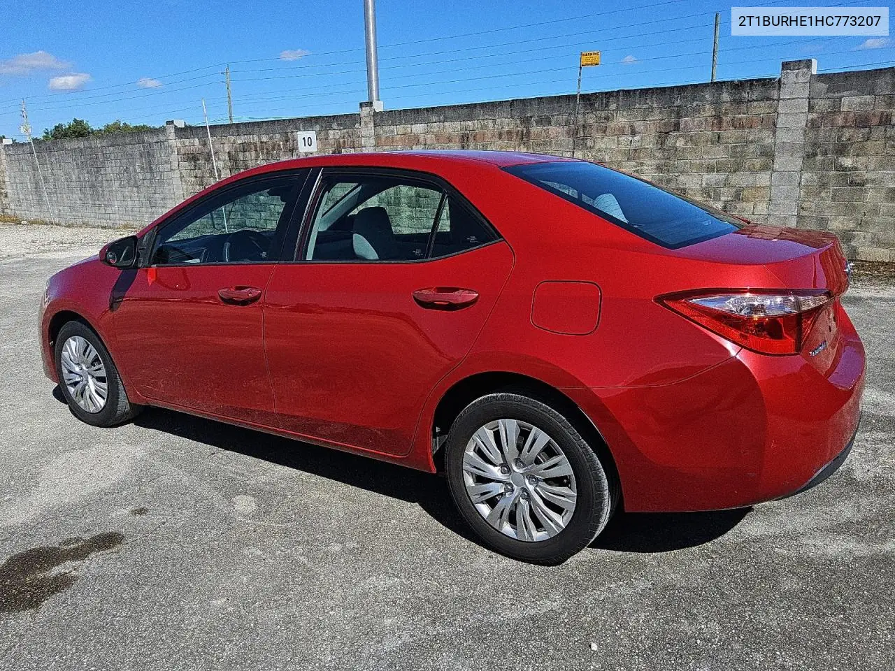 2T1BURHE1HC773207 2017 Toyota Corolla L