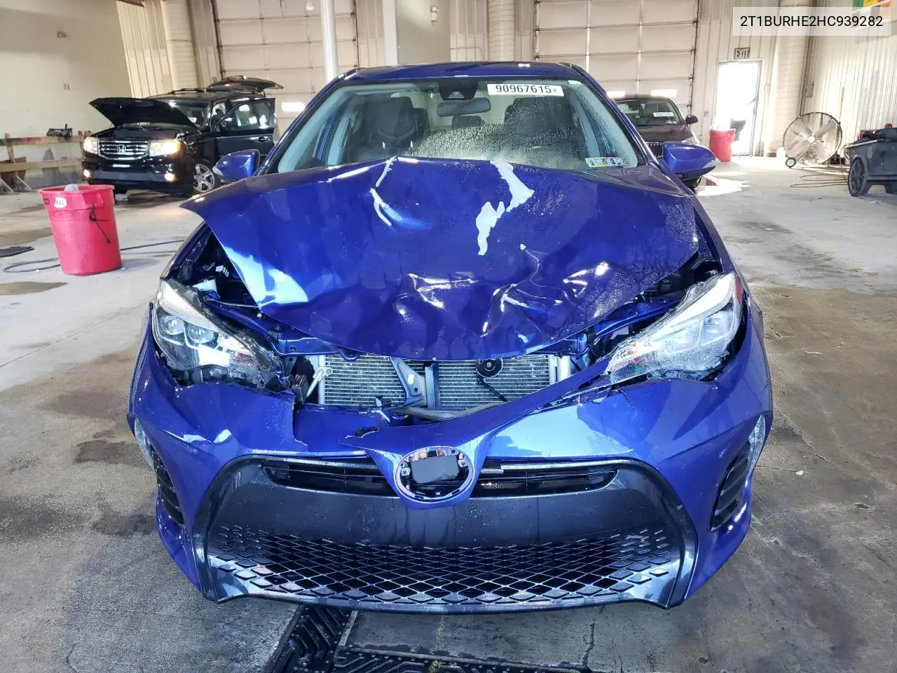2T1BURHE2HC939282 2017 Toyota Corolla L