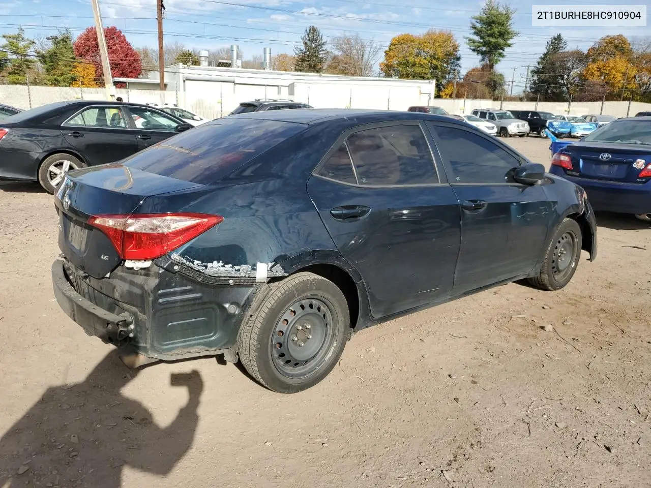 2T1BURHE8HC910904 2017 Toyota Corolla L