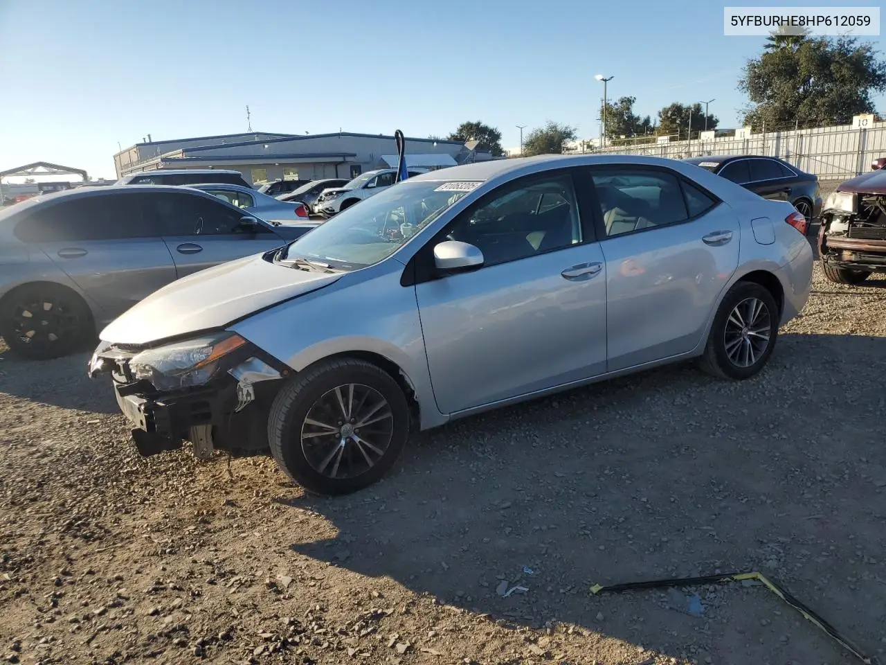 5YFBURHE8HP612059 2017 Toyota Corolla L