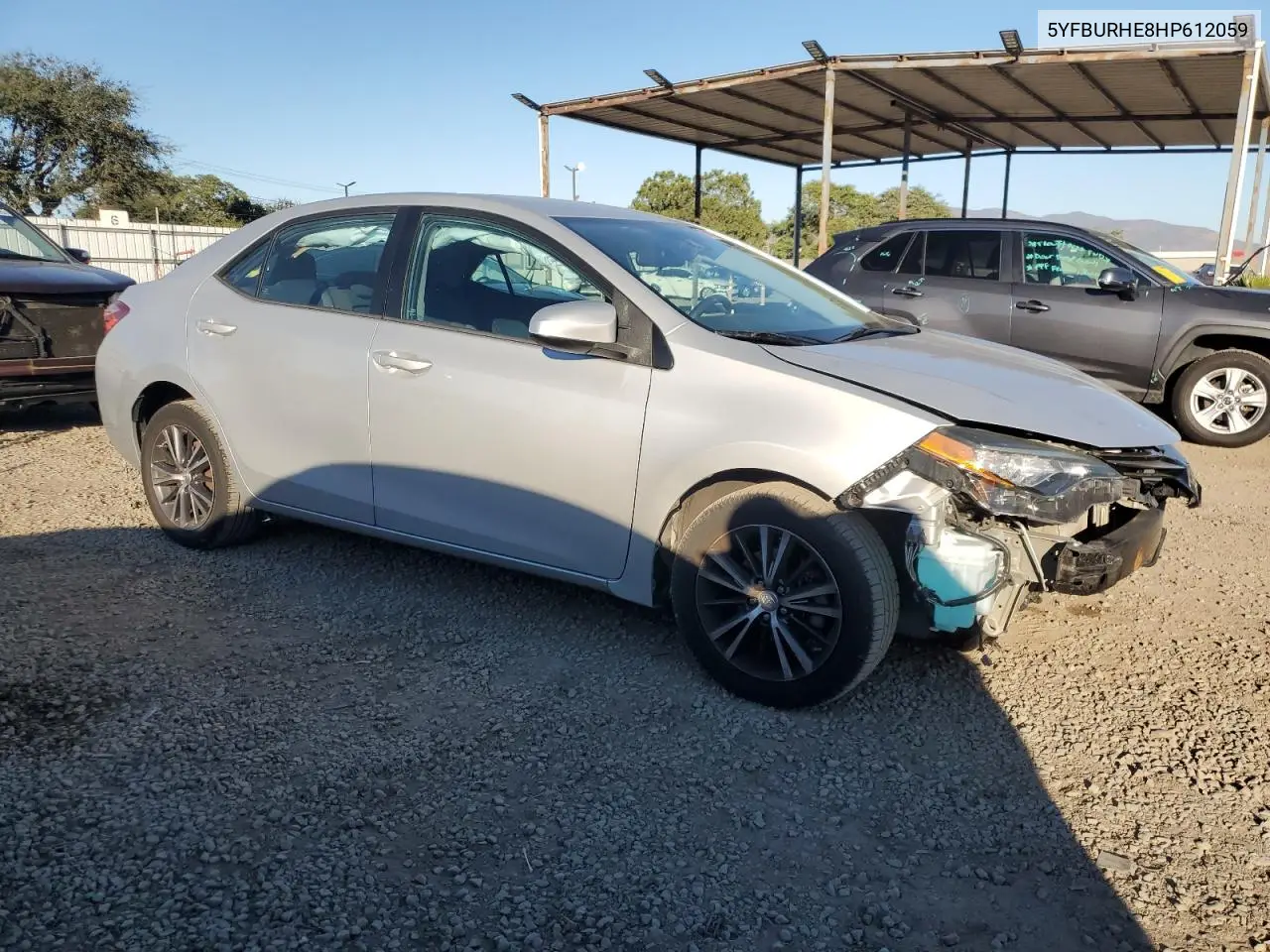 5YFBURHE8HP612059 2017 Toyota Corolla L
