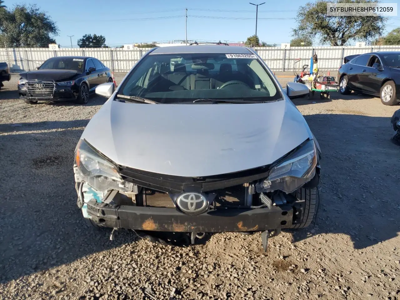 5YFBURHE8HP612059 2017 Toyota Corolla L