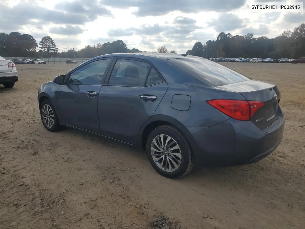 5YFBURHE1HP632945 2017 Toyota Corolla L