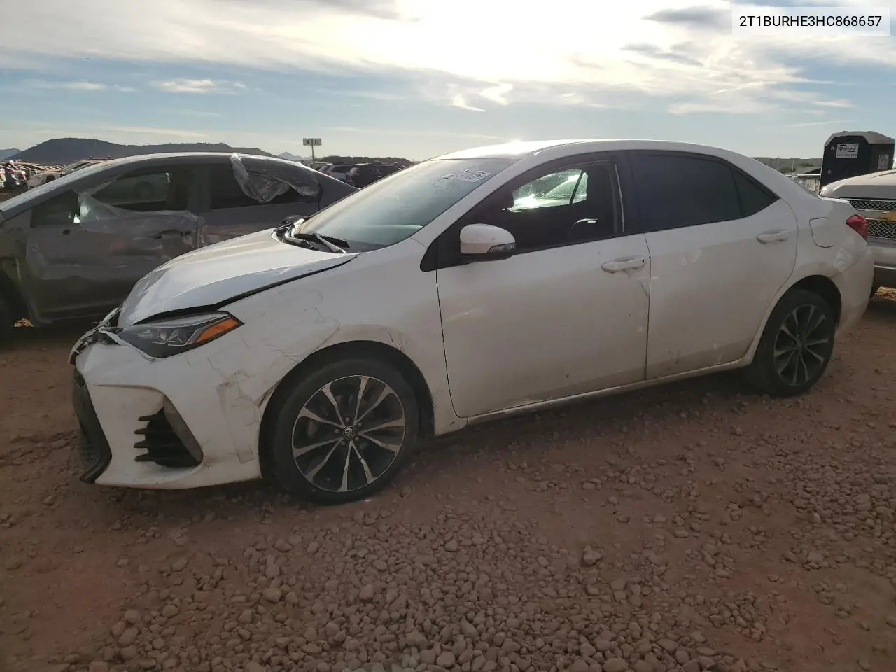 2T1BURHE3HC868657 2017 Toyota Corolla L