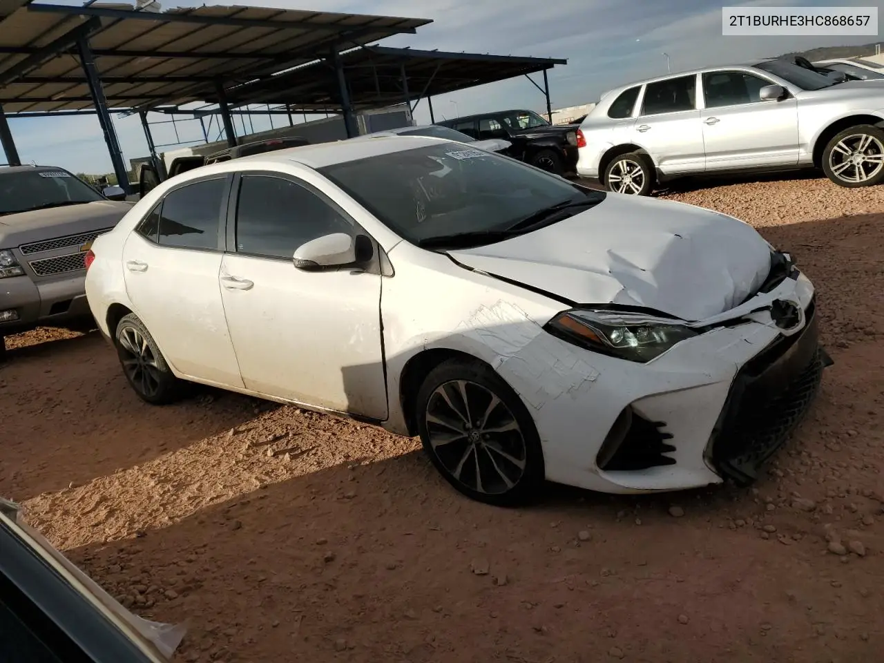 2T1BURHE3HC868657 2017 Toyota Corolla L