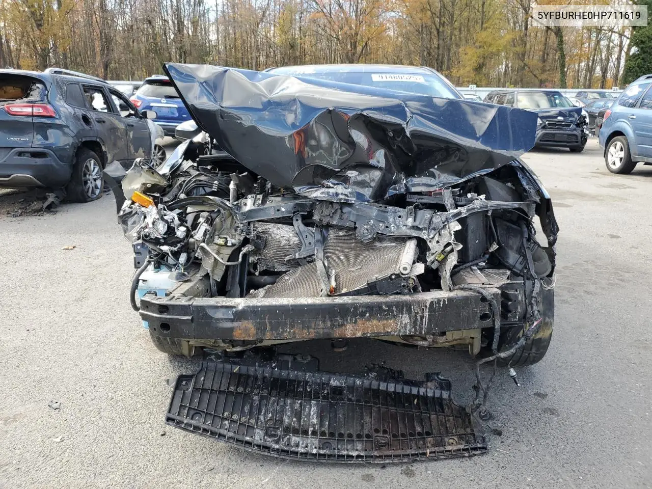 5YFBURHE0HP711619 2017 Toyota Corolla L
