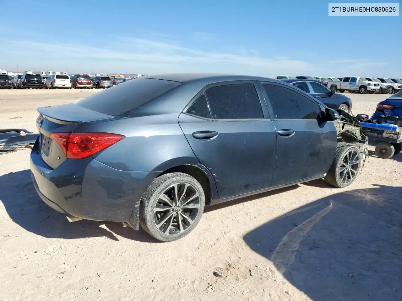 2T1BURHE0HC830626 2017 Toyota Corolla L
