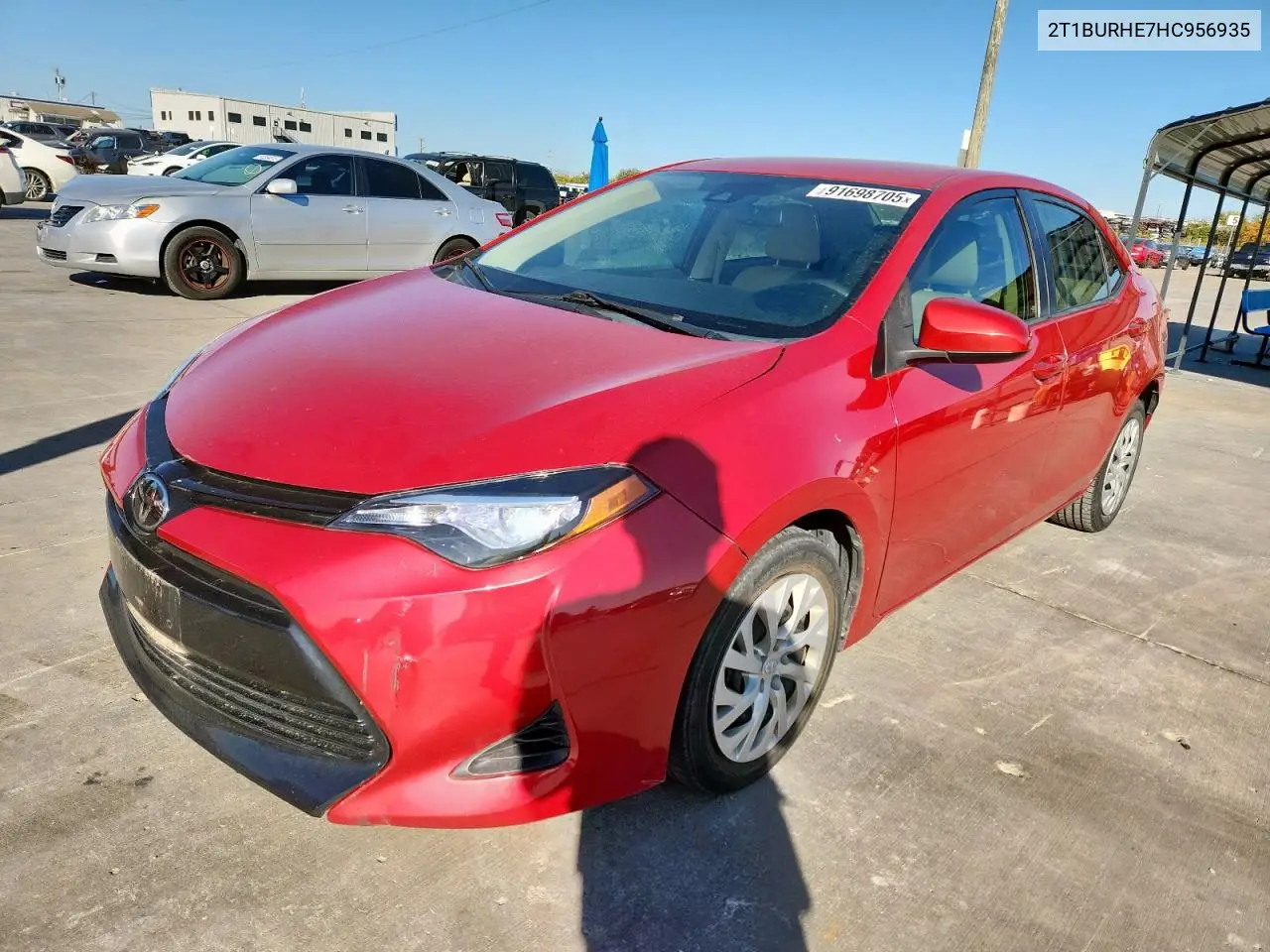 2T1BURHE7HC956935 2017 Toyota Corolla L