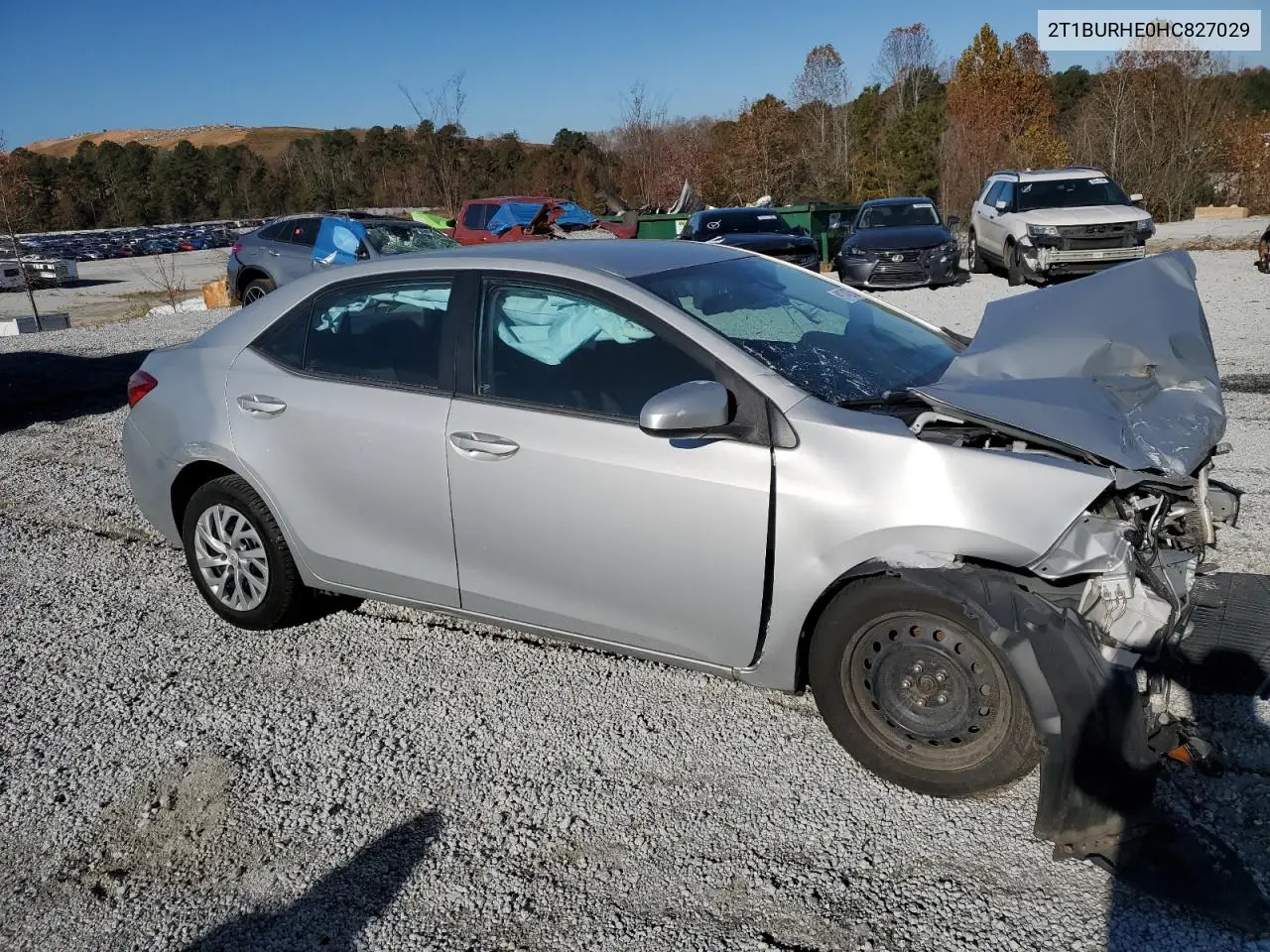 2T1BURHE0HC827029 2017 Toyota Corolla L