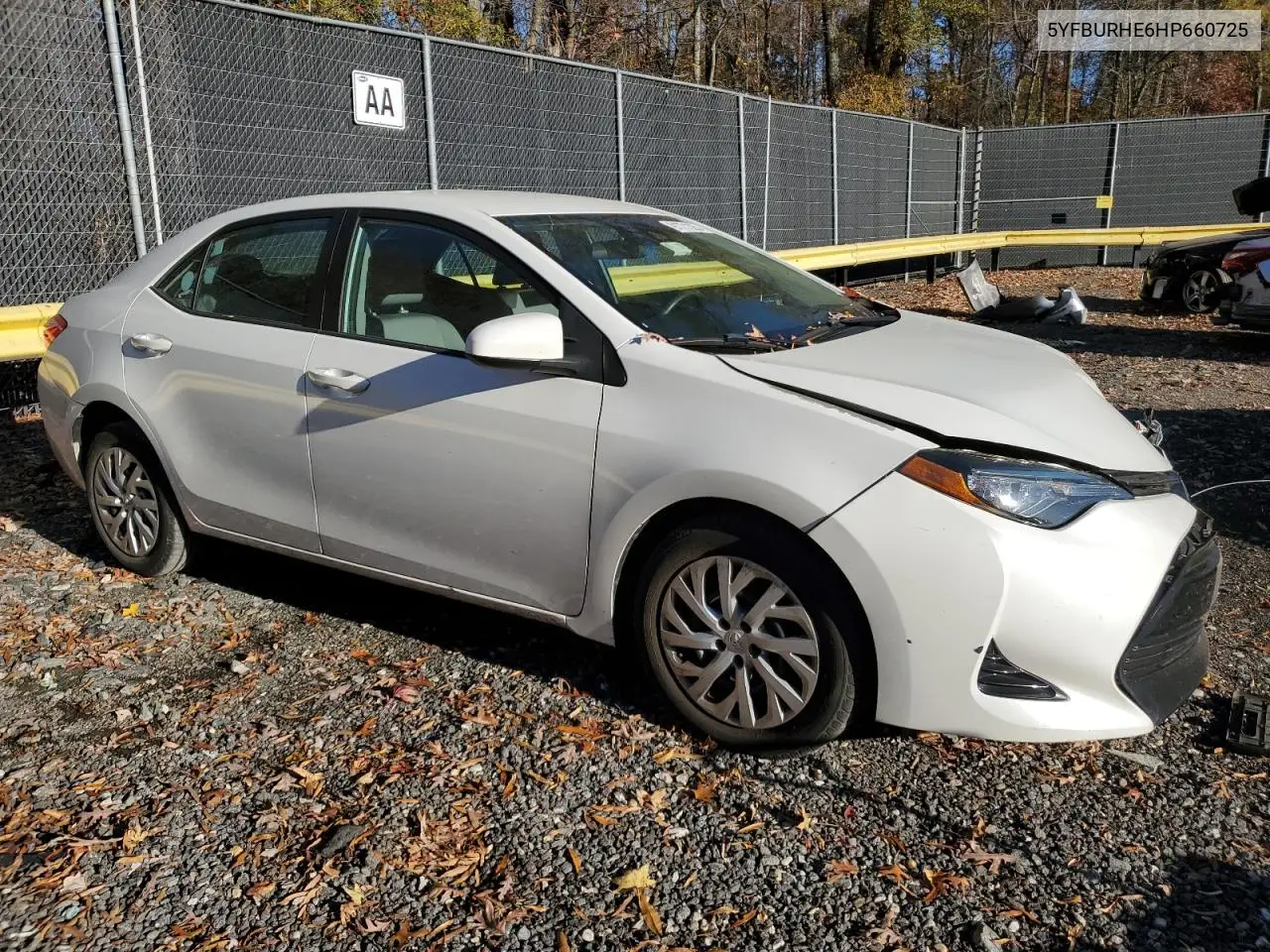 5YFBURHE6HP660725 2017 Toyota Corolla L