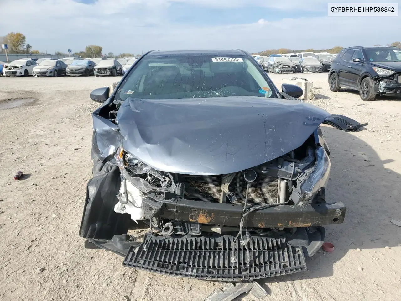 5YFBPRHE1HP588842 2017 Toyota Corolla Le Eco