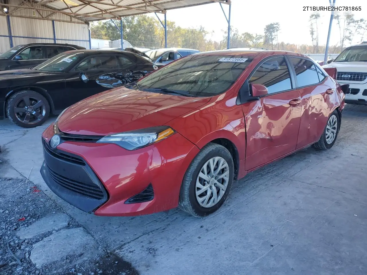 2T1BURHE2HC781865 2017 Toyota Corolla L