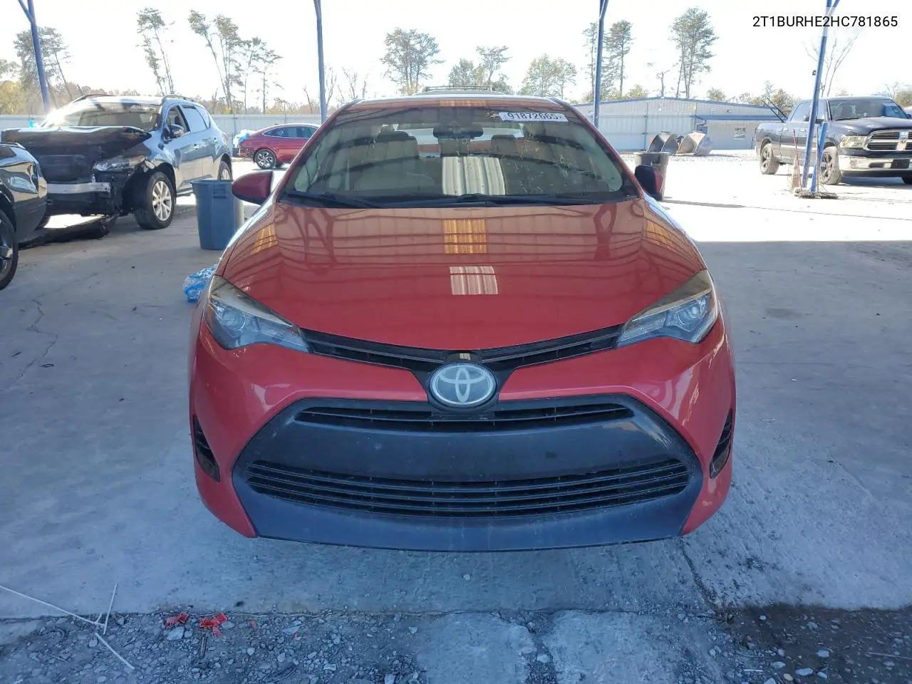 2T1BURHE2HC781865 2017 Toyota Corolla L