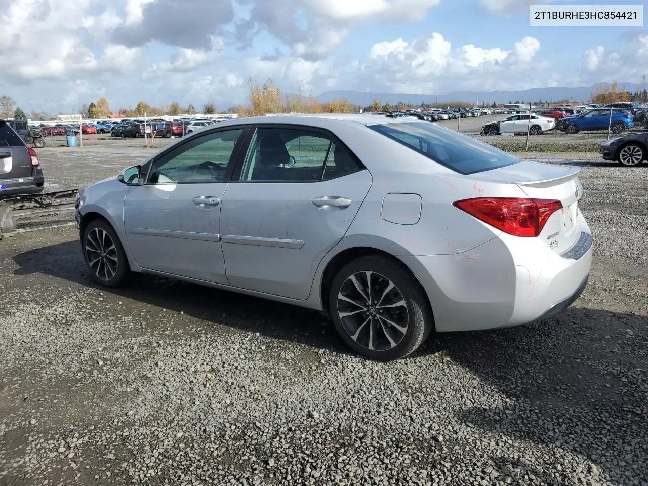 2T1BURHE3HC854421 2017 Toyota Corolla L