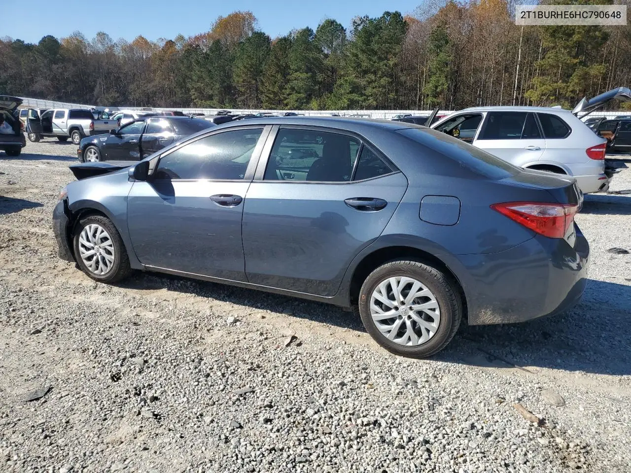 2T1BURHE6HC790648 2017 Toyota Corolla L