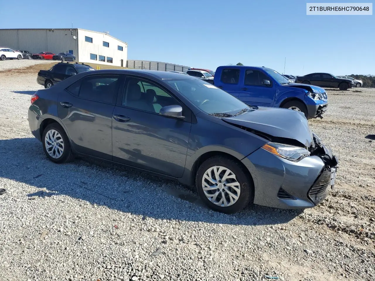 2T1BURHE6HC790648 2017 Toyota Corolla L