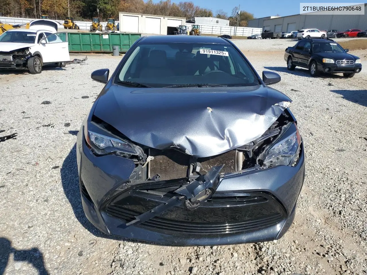 2T1BURHE6HC790648 2017 Toyota Corolla L