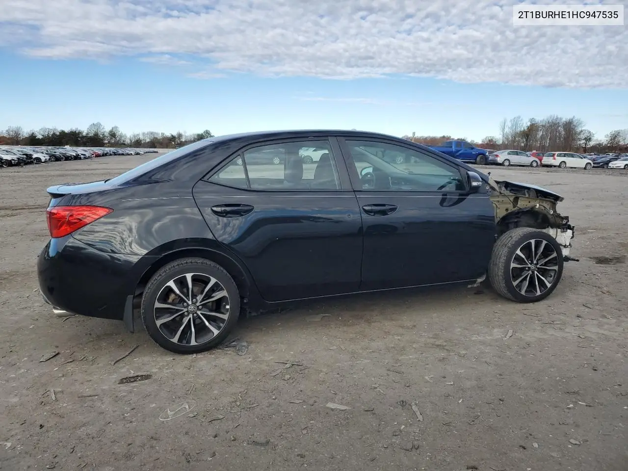 2T1BURHE1HC947535 2017 Toyota Corolla L