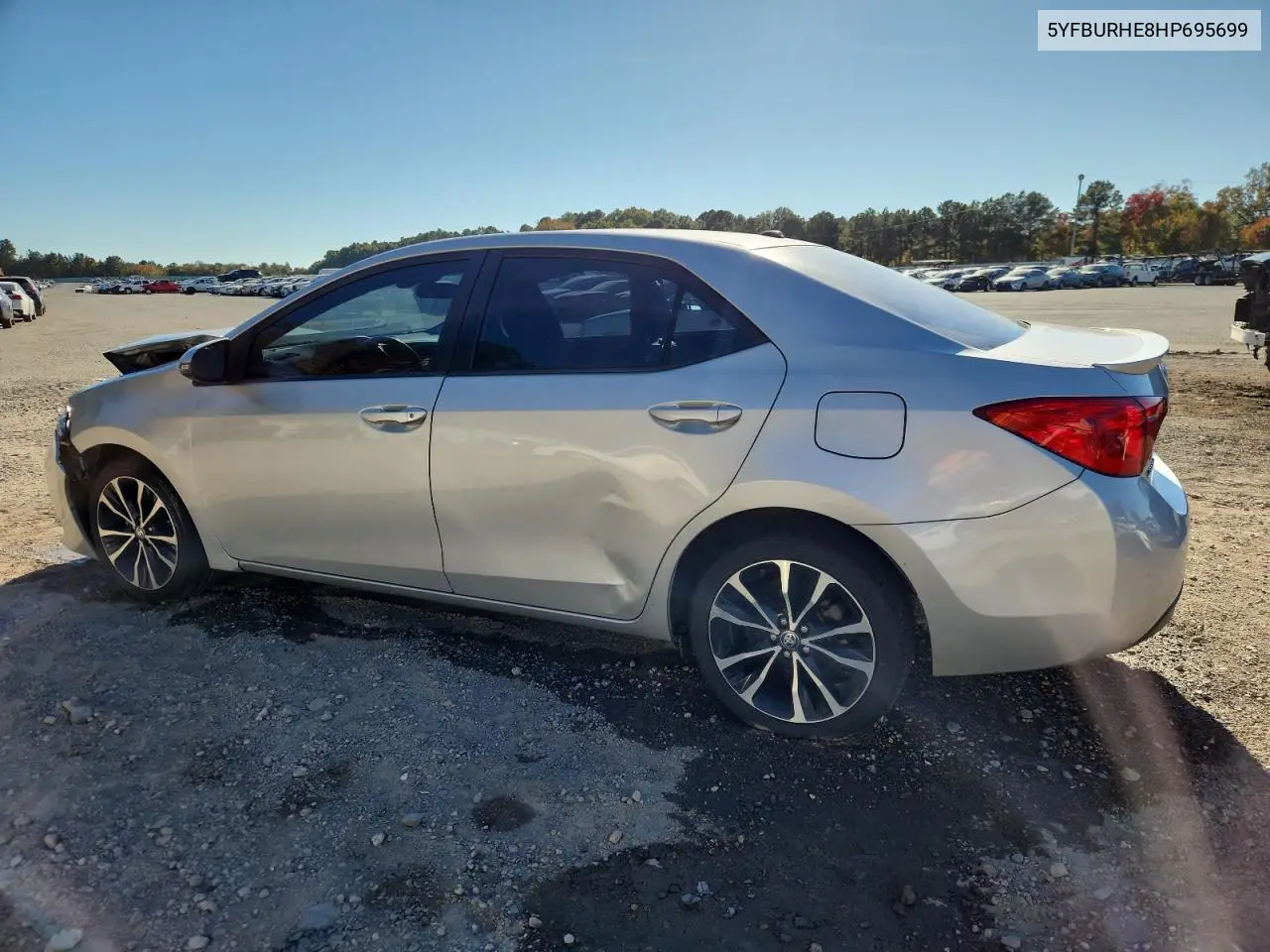 5YFBURHE8HP695699 2017 Toyota Corolla L