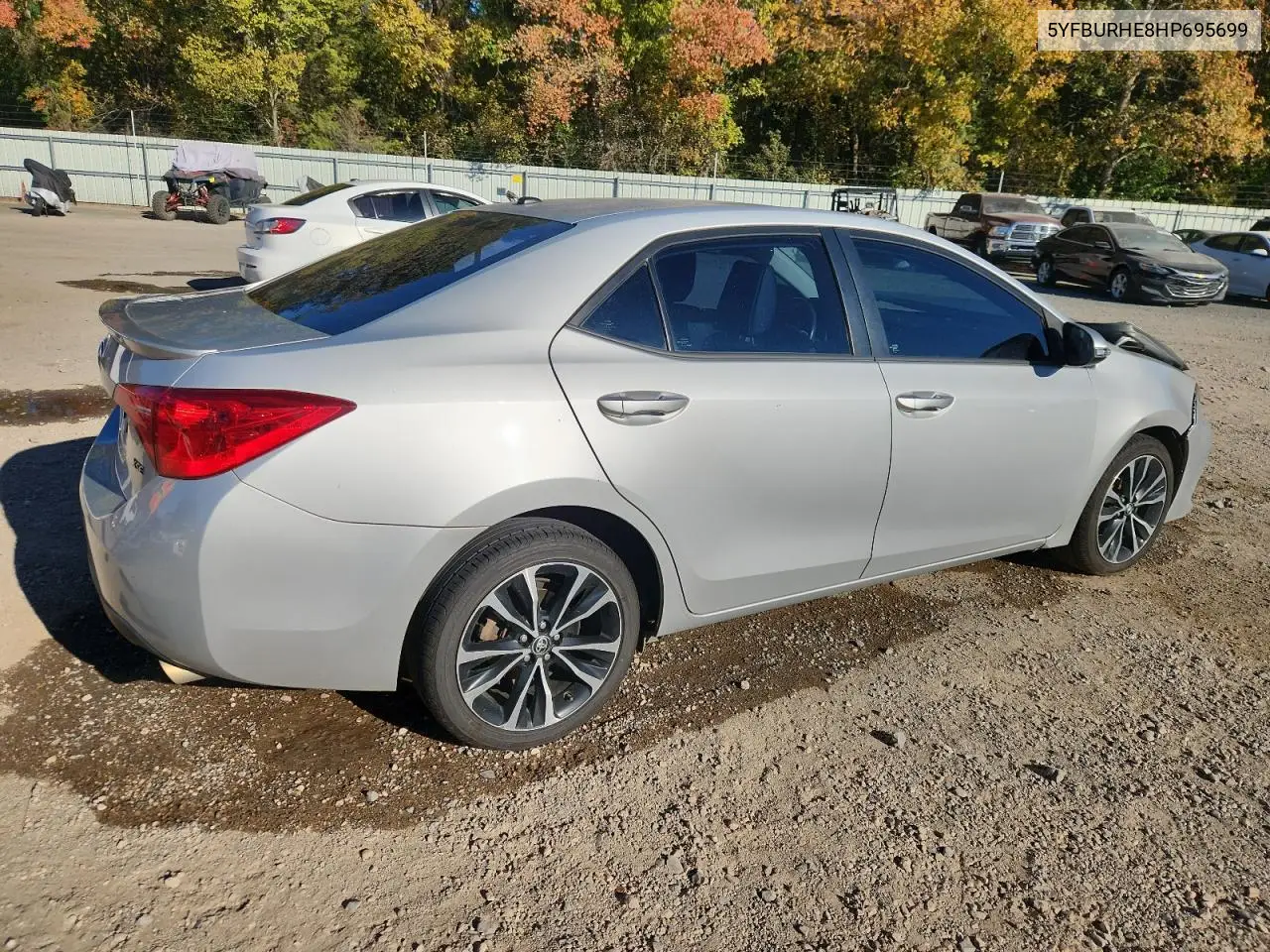 5YFBURHE8HP695699 2017 Toyota Corolla L