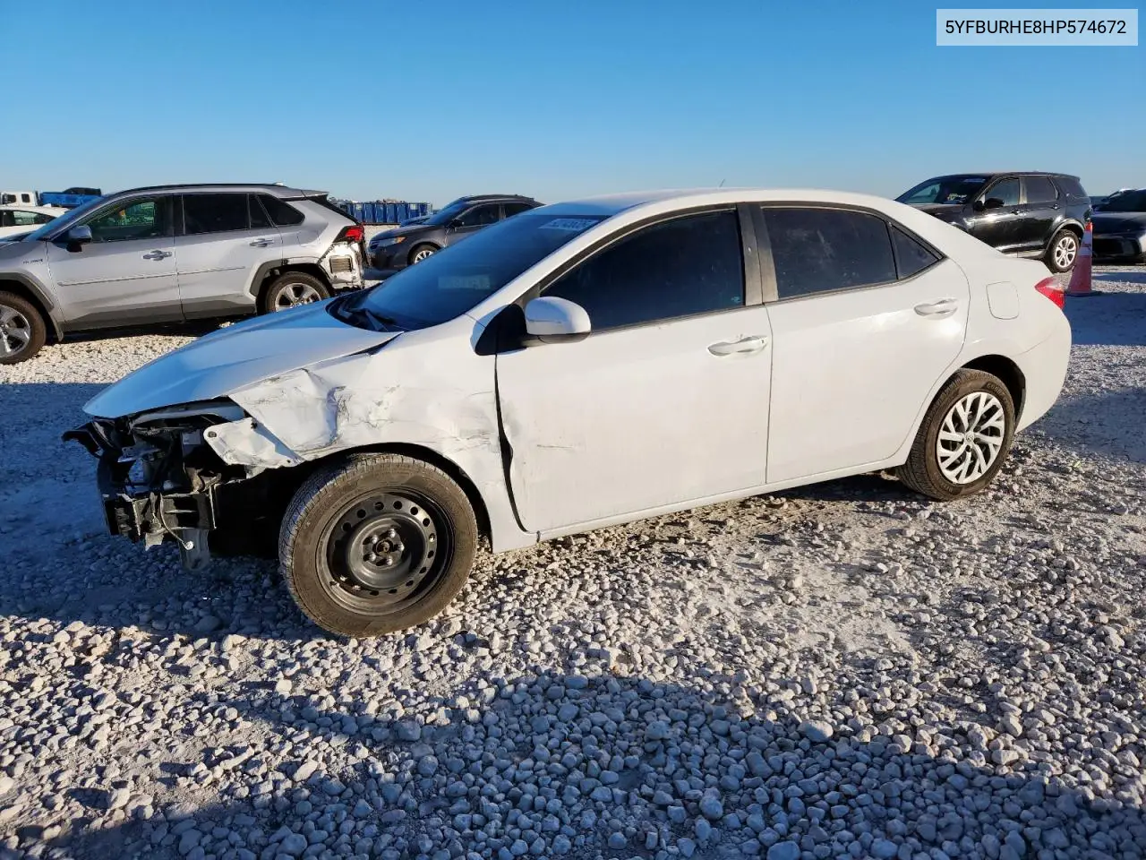 5YFBURHE8HP574672 2017 Toyota Corolla L