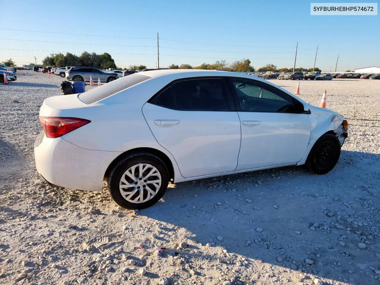 5YFBURHE8HP574672 2017 Toyota Corolla L