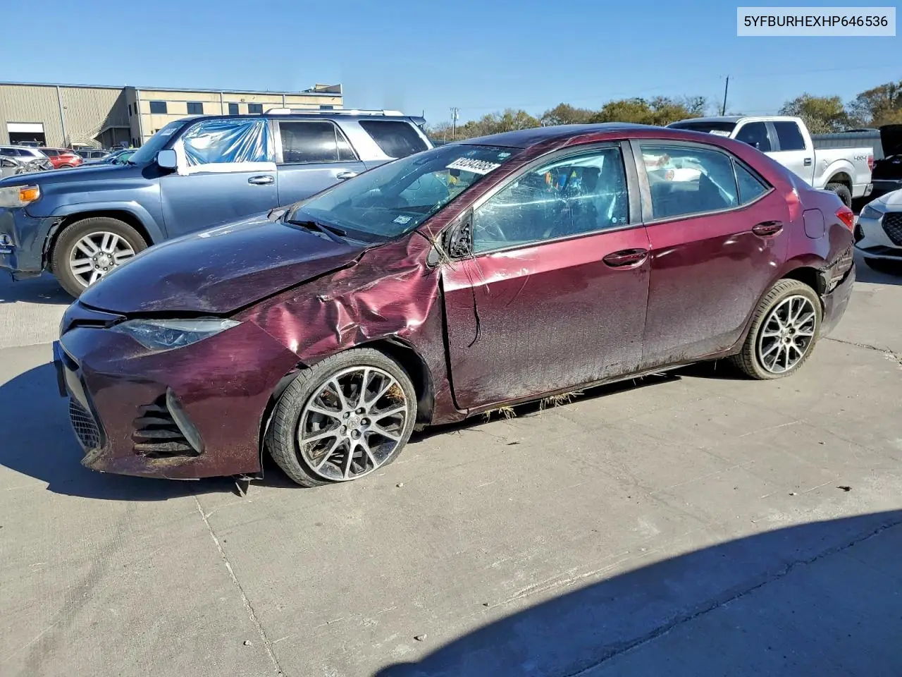 5YFBURHEXHP646536 2017 Toyota Corolla L