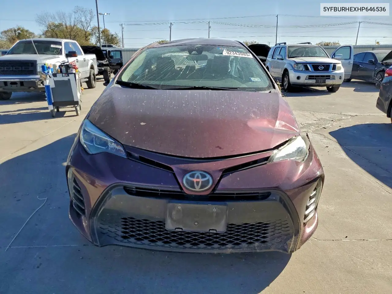 5YFBURHEXHP646536 2017 Toyota Corolla L