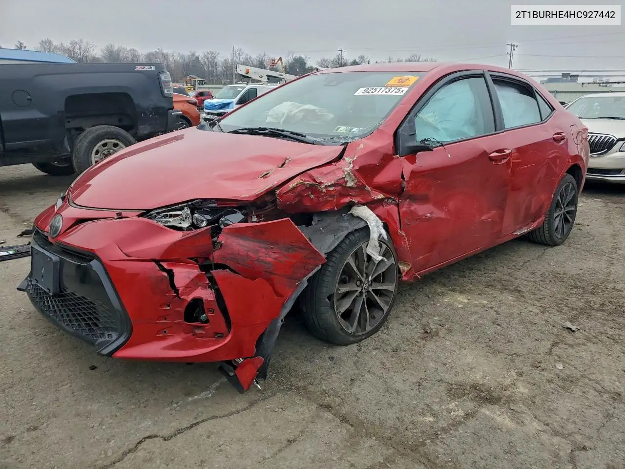2T1BURHE4HC927442 2017 Toyota Corolla L